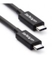 CABLE THUNDERBOLT DE 2M - THUNDERBOLT 3 USB-C 20GBPS - COMPATIBLE CON THUNDERBOLT, DISPLAYPORT Y USB - 4K A 60HZ - HASTA 100W -