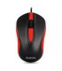MOUSE OPTICO QUARONI ALAMBRICO COLOR ROJO 1200 DPI