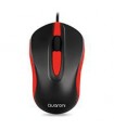 MOUSE OPTICO QUARONI ALAMBRICO COLOR ROJO 1200 DPI