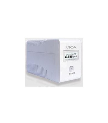 NO BREAK UPS VICA S900 900VA/550W 8 TOMAS NEMA 5-15R (4/4) ,RJ11, PANTALLA LCD 3 AÑOS DE GARANTIA