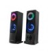BOCINAS ACTECK ELANT BRICK AS450 / ALAMBRICA / 6 W RMS / USB - 3.5MM / ILUMINACION LED / SONIDO ESTEREO / NEGRO / AC-935258