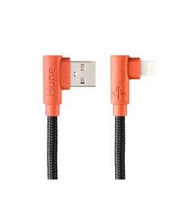 CABLE LIGHTNING HUNE HIEDRA SUSTENTABLE TRENZADO 90ª 1.2M COMPATIBLE CON IPHONE (CORTEZA)