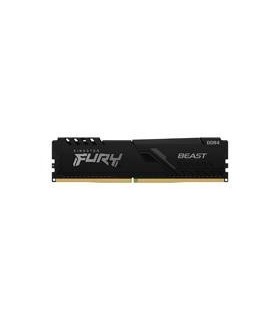MEMORIA KINGSTON DIMM DDR4 32GB 3200MHZ FURY BEAST BLACK XMP CL16 288PIN 1.35V C/DISIPADOR DE CALOR P/PC/GAMER/ALTO RENDIMIENTO