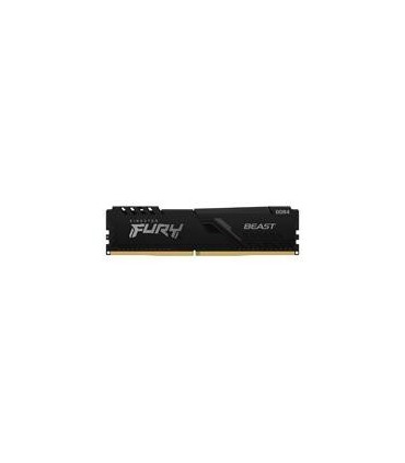 MEMORIA KINGSTON DIMM DDR4 32GB 3200MHZ FURY BEAST BLACK XMP CL16 288PIN 1.35V C/DISIPADOR DE CALOR P/PC/GAMER/ALTO RENDIMIENTO