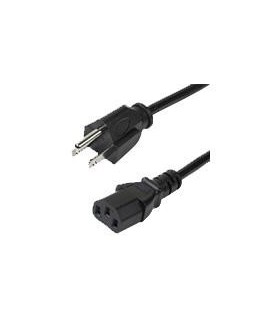 PAQUETE DE 10 CABLES DE CORRIENTE DE 3M ESTANDAR DE ALIMENTACION PARA COMPUTADORA - 18 AWG - NEMA5-15P A C13 - 10A 125V - STARTE