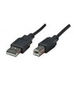 CABLE USB,MANHATTAN,374507, V2.0 A-B  0.5M, NEGRO