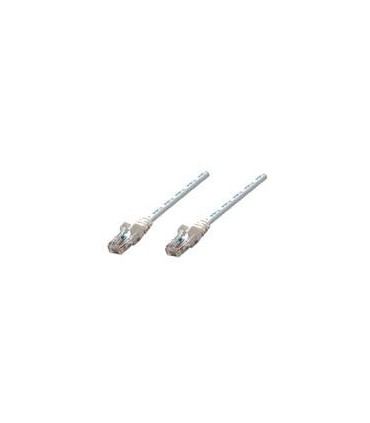 CABLE DE RED PATCH CAT6 INTELLINET RJ45 0.5 METROS 1.5 FT COLOR BLANCO