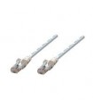 CABLE DE RED PATCH CAT6 INTELLINET RJ45 0.5 METROS 1.5 FT COLOR BLANCO