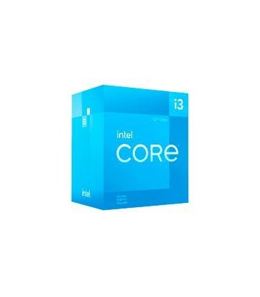 PROCESADOR INTEL CORE I3-12100F S-1700 12A GEN /3.3 - 4.3 GHZ /CACHE 12MB /4 CORES /SIN GRAFICOS /CON DISIPADOR /COMPUTO BASICO